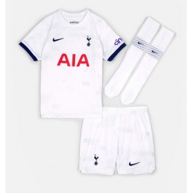 Baby Fußballbekleidung Tottenham Hotspur Heimtrikot 2023-24 Kurzarm (+ kurze hosen)